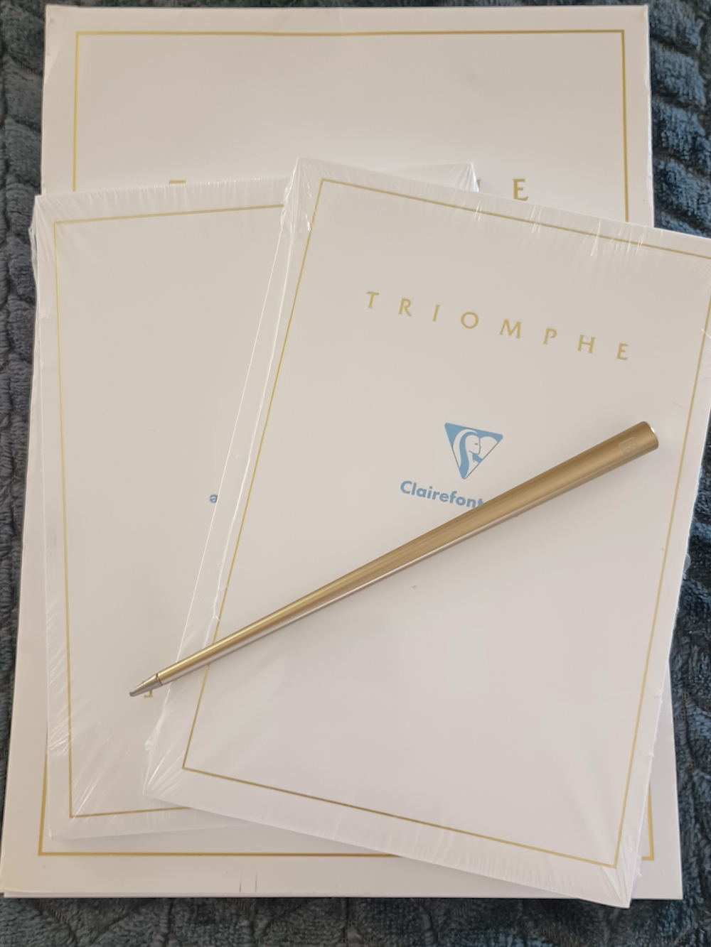 Triomphe Ivory Notepad Set